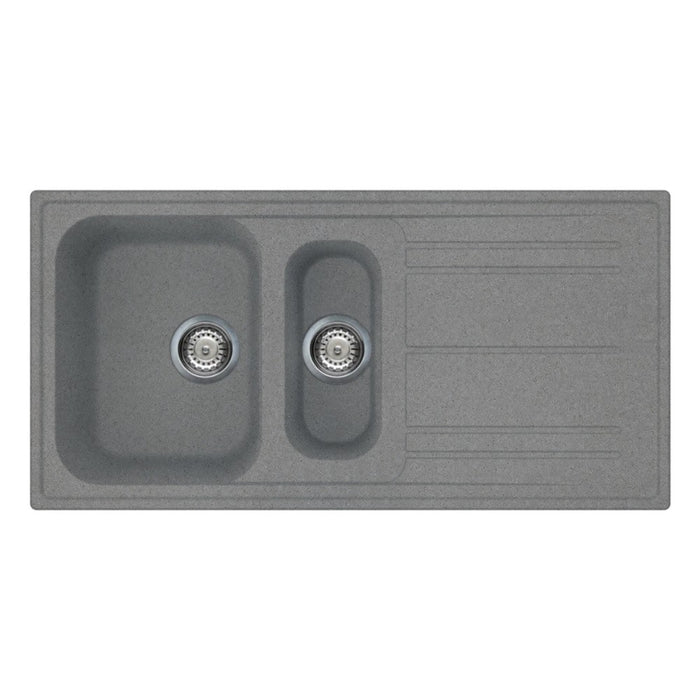 Lavello 100x50 cm 1 + 1/2 vasca