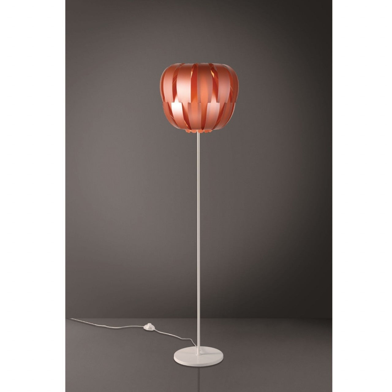 Piantana Base e Stelo Copper in Metallo Cm. 42 x 172h