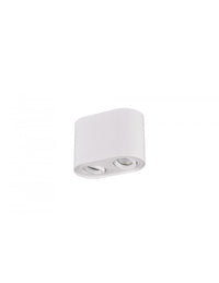 Faretto Soffitto 2 Spot GU10 Orientabili Cookie Bianco Trio Lighting