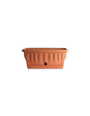 Fioriera Natura 100 cm colore Terracotta