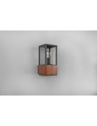 Applique Garonne Da Esterno IP44 1xE27 Legno Trio Lighting