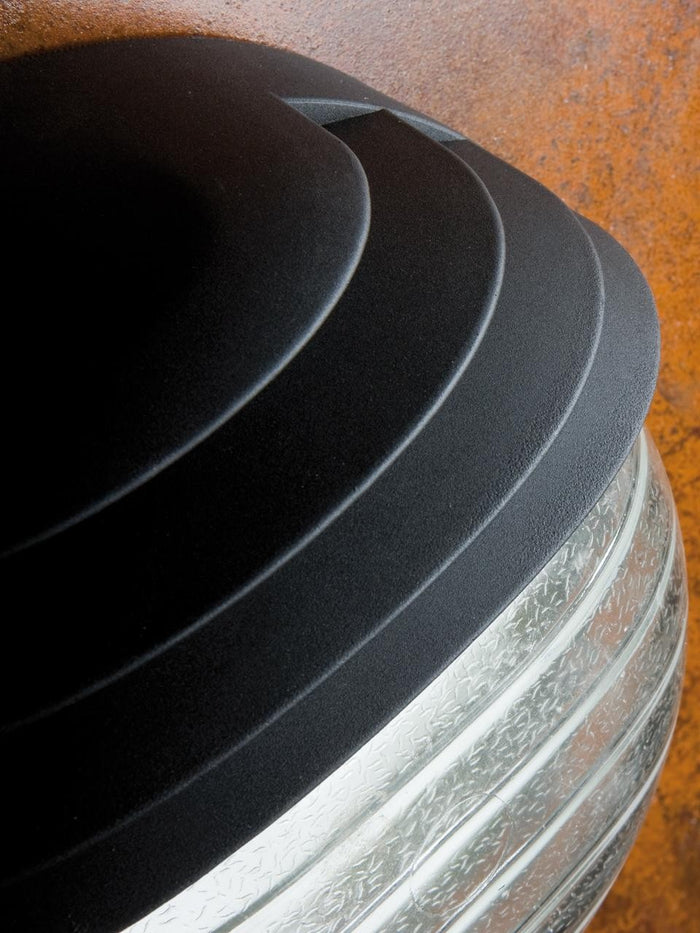 Applique Picc. E27  linea palpebra ovale  nero