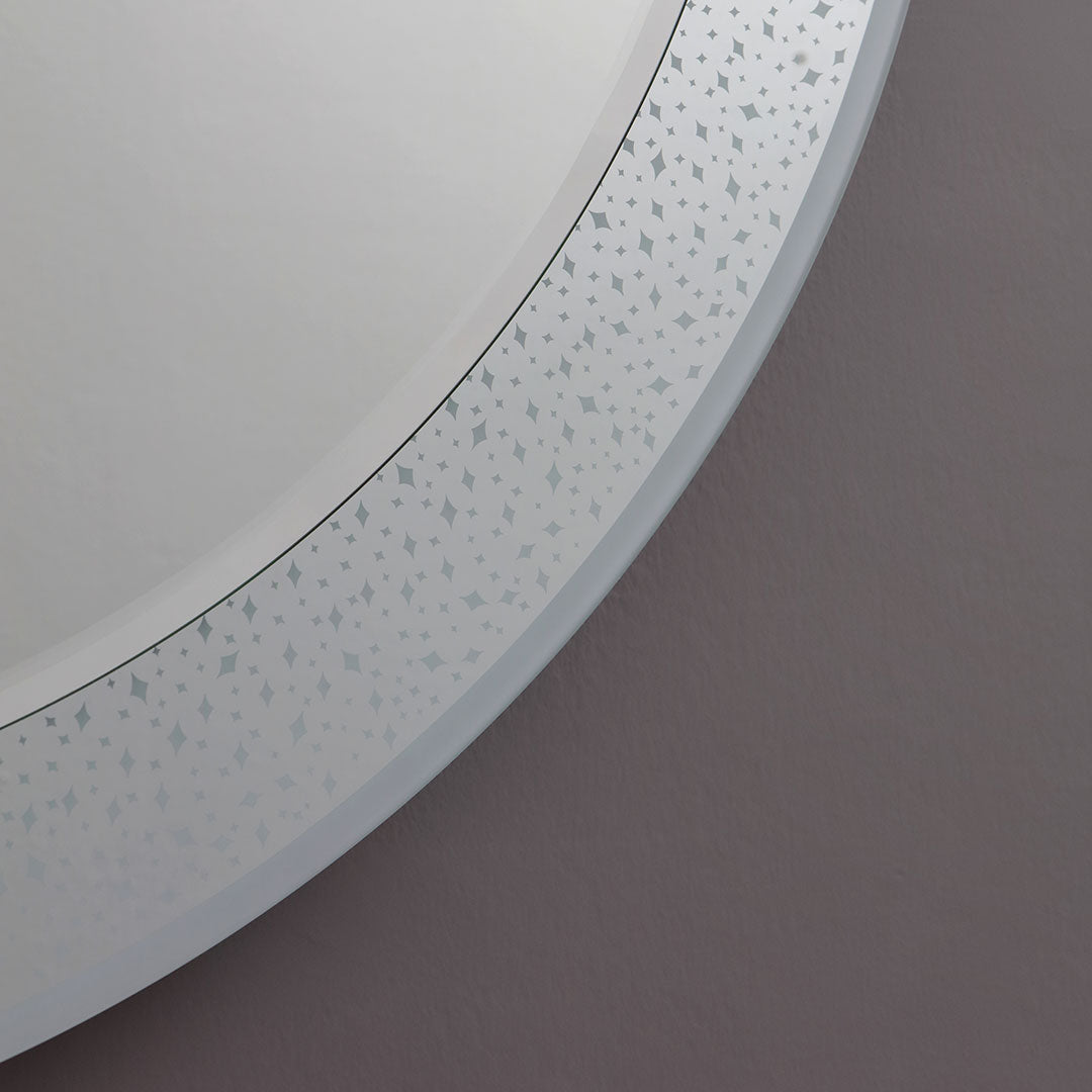 Specchio rotondo 80 cm con illuminazione led