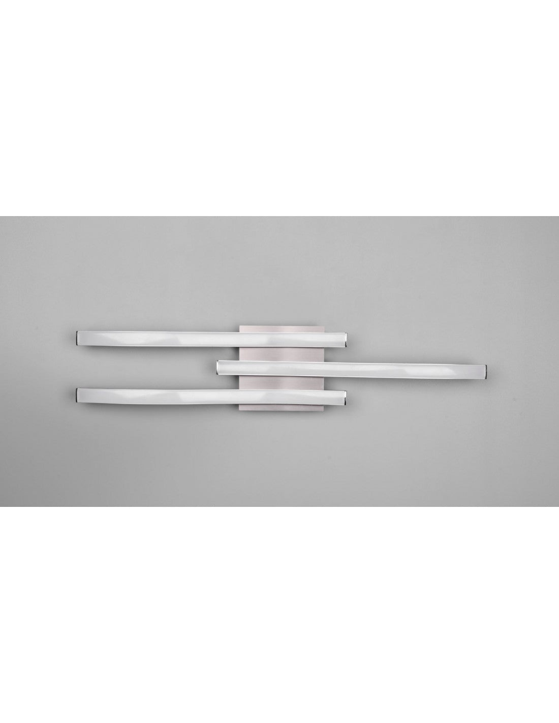 Lampada Soffitto Moderna Bacchette Led 4000k Route Nichel Trio Lighting