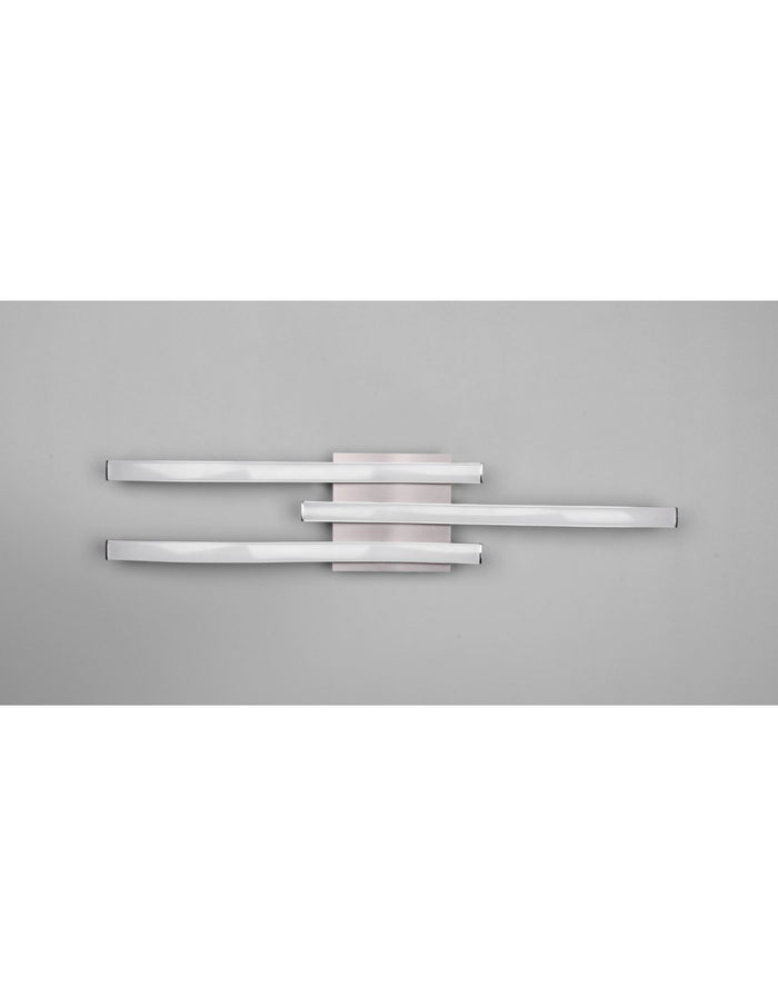 Lampada Soffitto Moderna Bacchette Led 4000k Route Nichel Trio Lighting