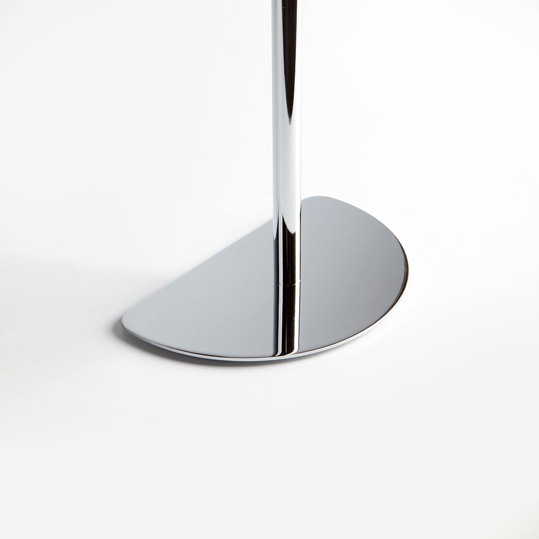 Piantana cromata con 2 bracci porta salviette