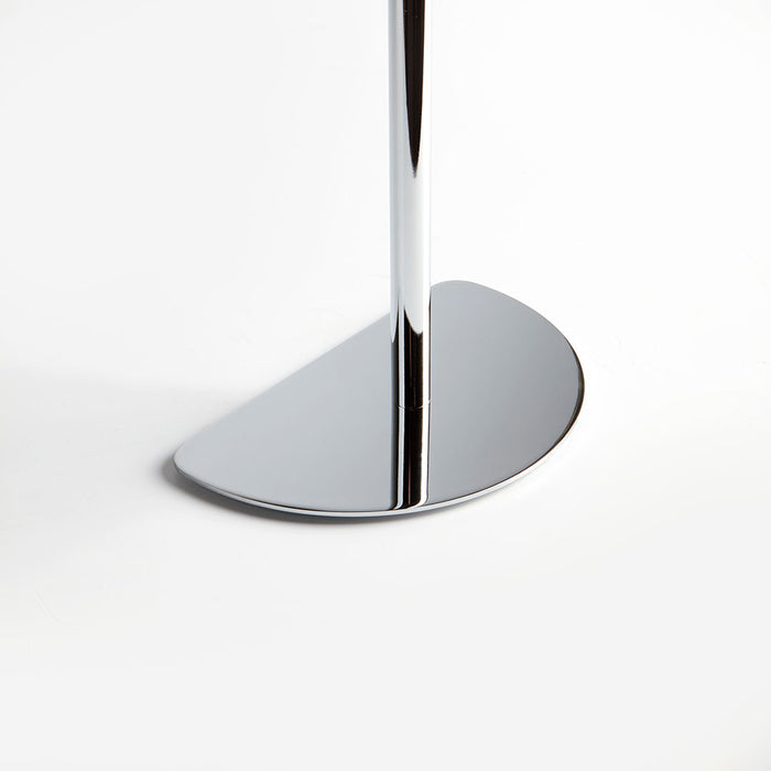 Piantana cromata con 2 bracci porta salviette