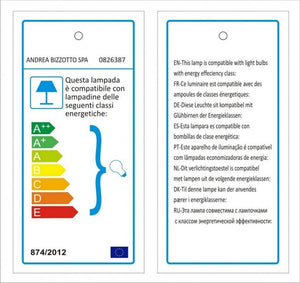 Lampada tavolo Ishan oro D.28x24.5h in metallo