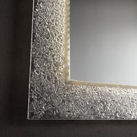 Specchiera reversibile 98x70 in vetro ghiaccio