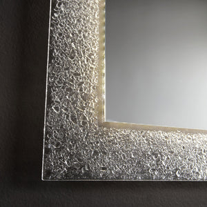 Specchiera reversibile 98x70 in vetro ghiaccio