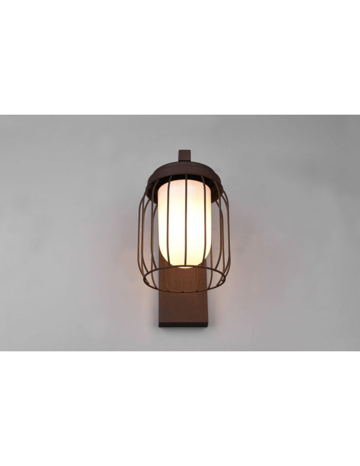 Lampada Parete Gabbia Ruggine 1xE27 Tuela IP44 Trio Lighting