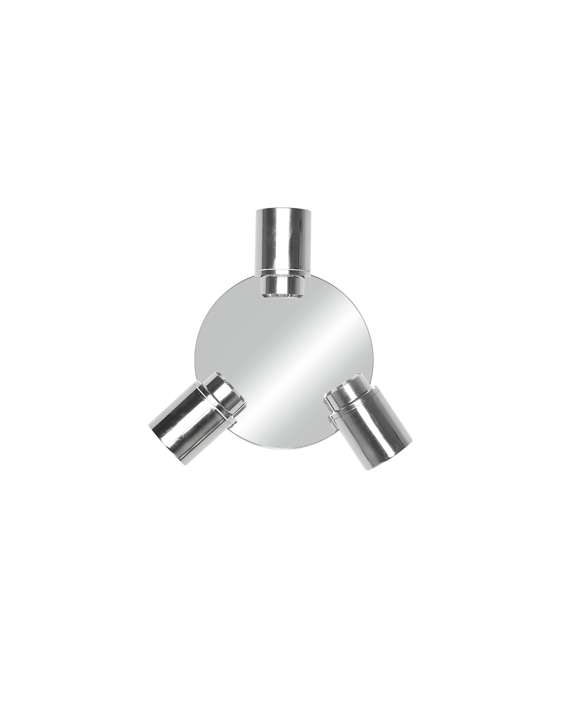 Faretto 3 Spot Orientabili Metallo Cromo Angelo Trio Lighting