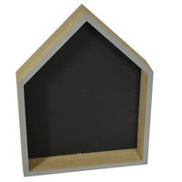 Lavagna legno stilla grigio casetta cm22,5x29,5x4,5