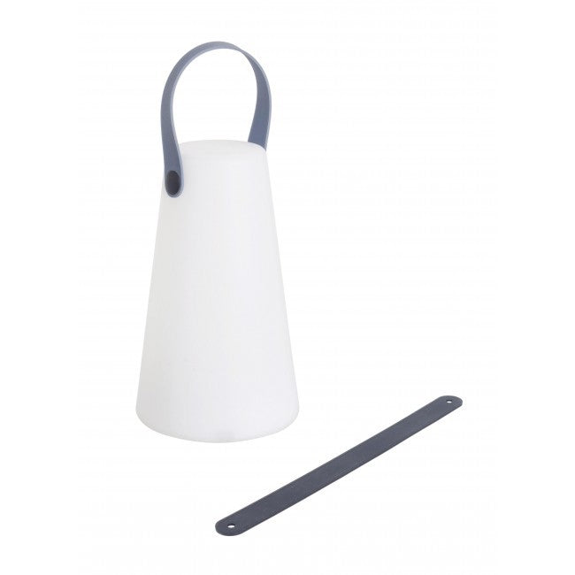 Lampada da giardino a LED Cilindrica in Polietilene