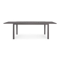 Tavolo per esterno allungabile in alluminio Caffè HILDE YK14 160-240x90x h75 cm
