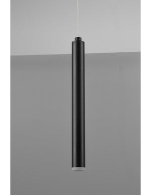 Sospensione Moderna Tubular 11 Tubi Led Nero L115 cm Trio Lighting