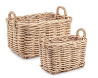 Cesta 2m malang rett naturale 49x36x30h, 58x43x35h