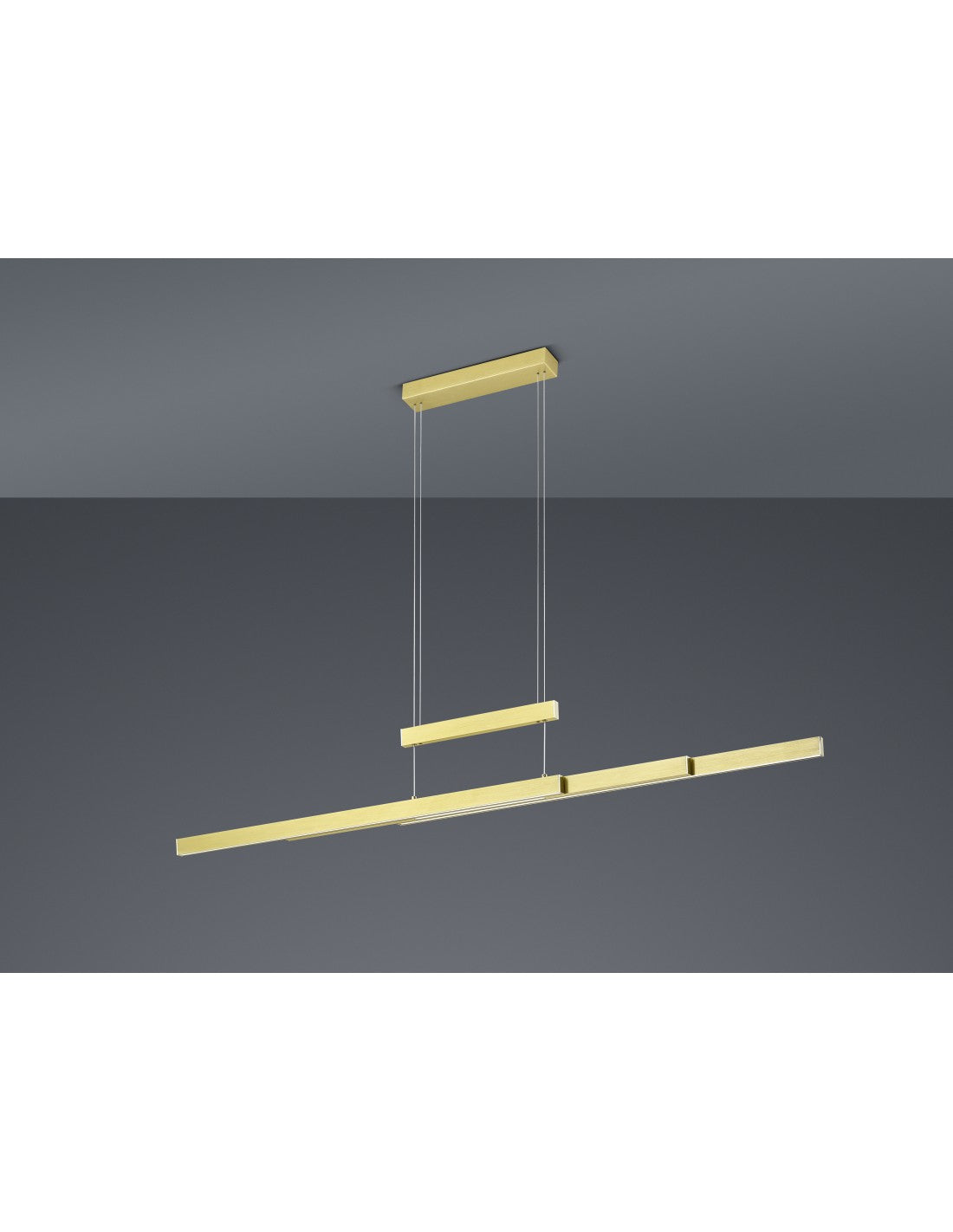 Sospensione Moderna Trajan Led Touch Dimmerabile Ottone Trio Lighting