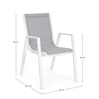 Sedia C-Br Pelagius Bianco Yk11