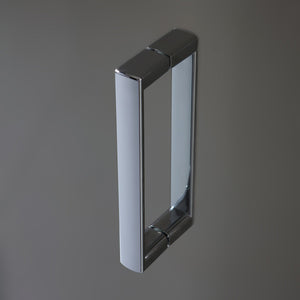 Porta doccia nicchia 80 cm apertura a libro