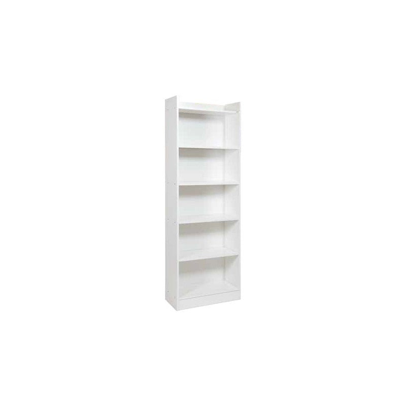 Mobile Libreria Bianco Frassinato 6 ripiani H180x64x29 cm (ALESSIA)
