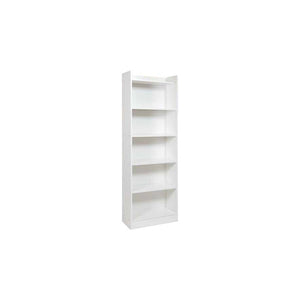 Mobile Libreria Bianco Frassinato 6 ripiani H180x64x29 cm (ALESSIA)