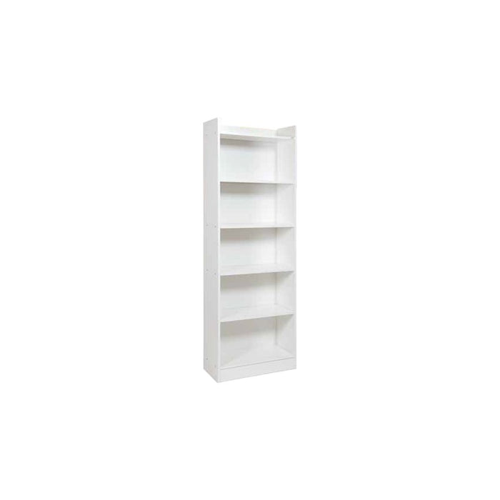 Mobile Libreria Bianco Frassinato 6 ripiani H180x64x29 cm (ALESSIA)