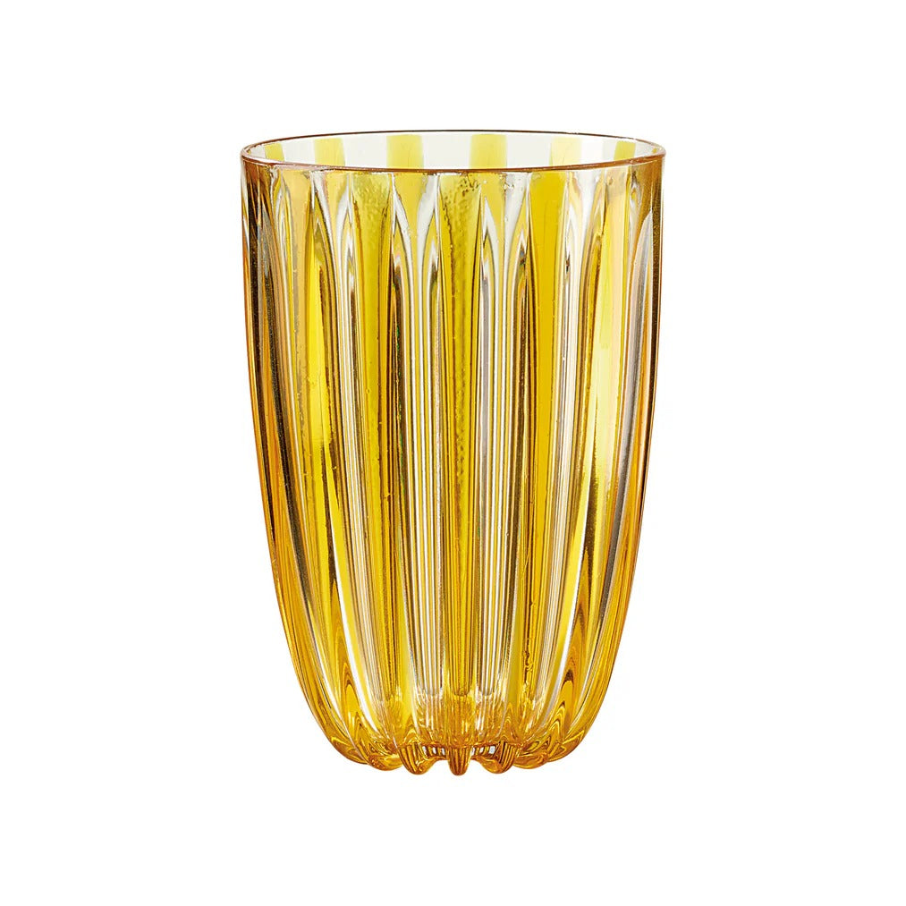 Bicchiere tumbler alto color ambra
