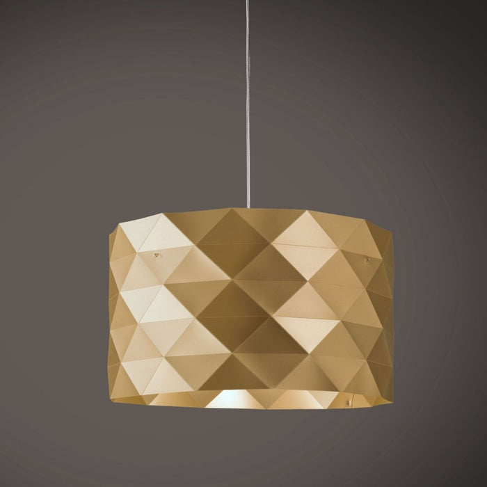 Sospensione New Gold in Metallo cromato Cm. 40 x 25h