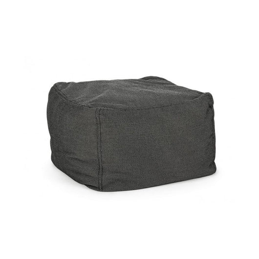 Pouf per esterno in tessuto Antracite SPARROW 50x50x h36 cm