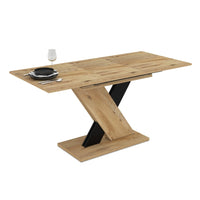 Tavolo allungabile rovere 120x75x76 cm