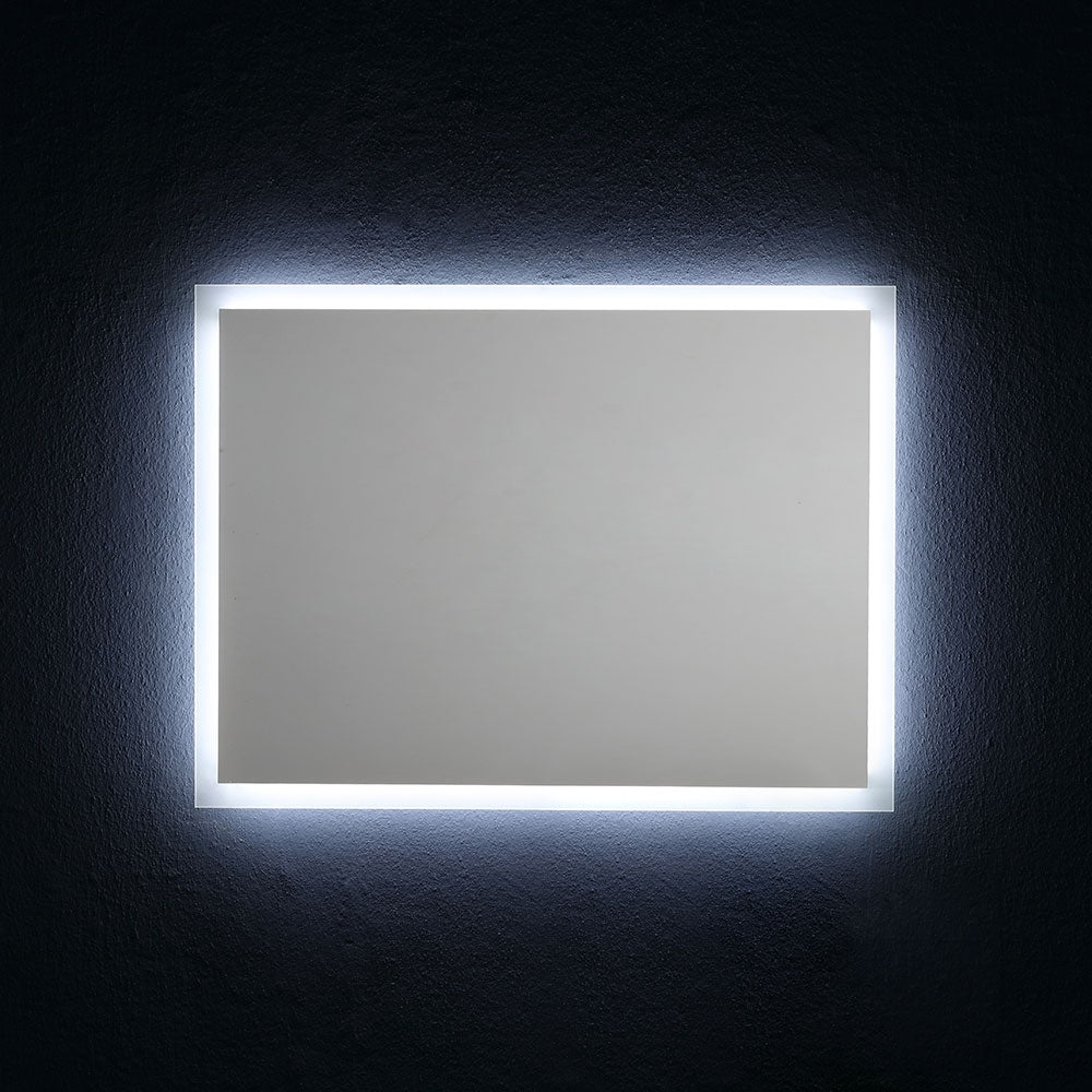 Specchio retroilluminato 80x60 cm reversibile