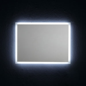 Specchio retroilluminato 80x60 cm reversibile