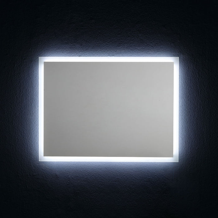 Specchio retroilluminato 80x60 cm reversibile