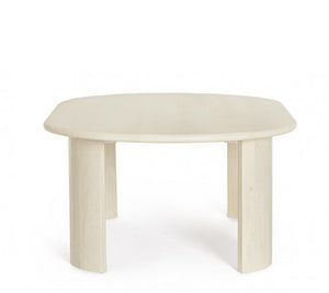 Tavolino ovale in legno 130x80x45