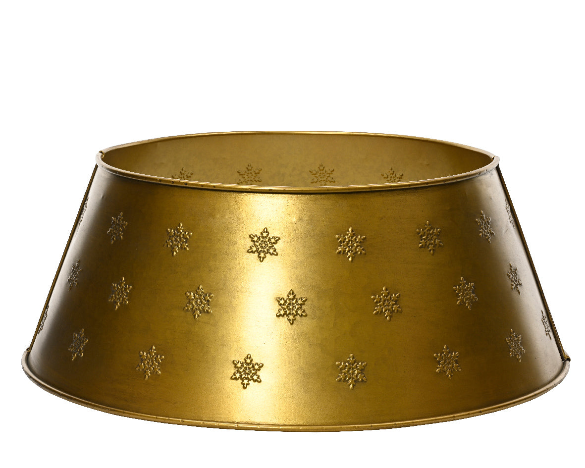 Copri base albero oro ant. Met d70xH28cm