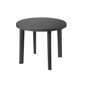 Tavolo In Polipropilene 'Tondo' Antracite