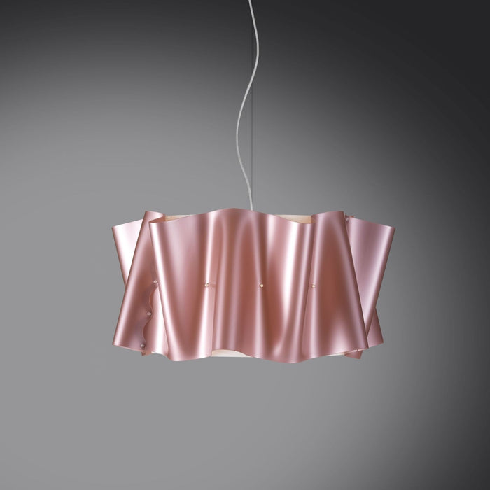 Sospensione Pink Metal in Metallo Cromato Cm. 50 x 27h
