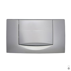 Placca di comando singola cromata