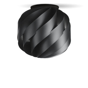 Plafoniera Nero Cm. 25 x 24h