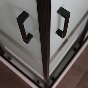 Box doccia cristallo serigrafato 90x90