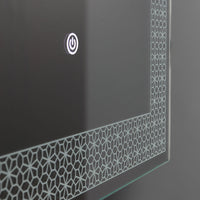 Specchio rettangolare 50x70 con led