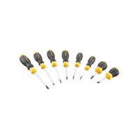 Set 8 Cacciaviti di Alta Qualità in Acciaio al Cromo Vanadio