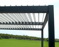 Pergola alluminio tennessee manuale m3x3h2.3