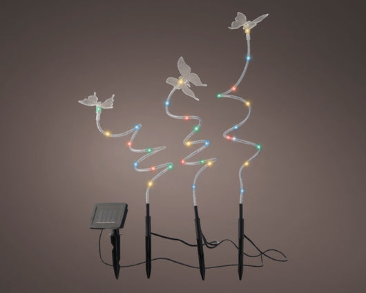 Palo solare leggero in plastica stabile 160 cm