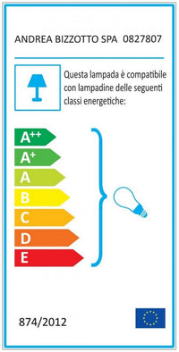 2x Piantana terra ellisse flat pp bianco D.65x39h