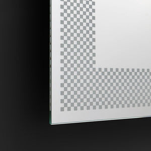 Specchio rettangolare 50x70 decorato LED