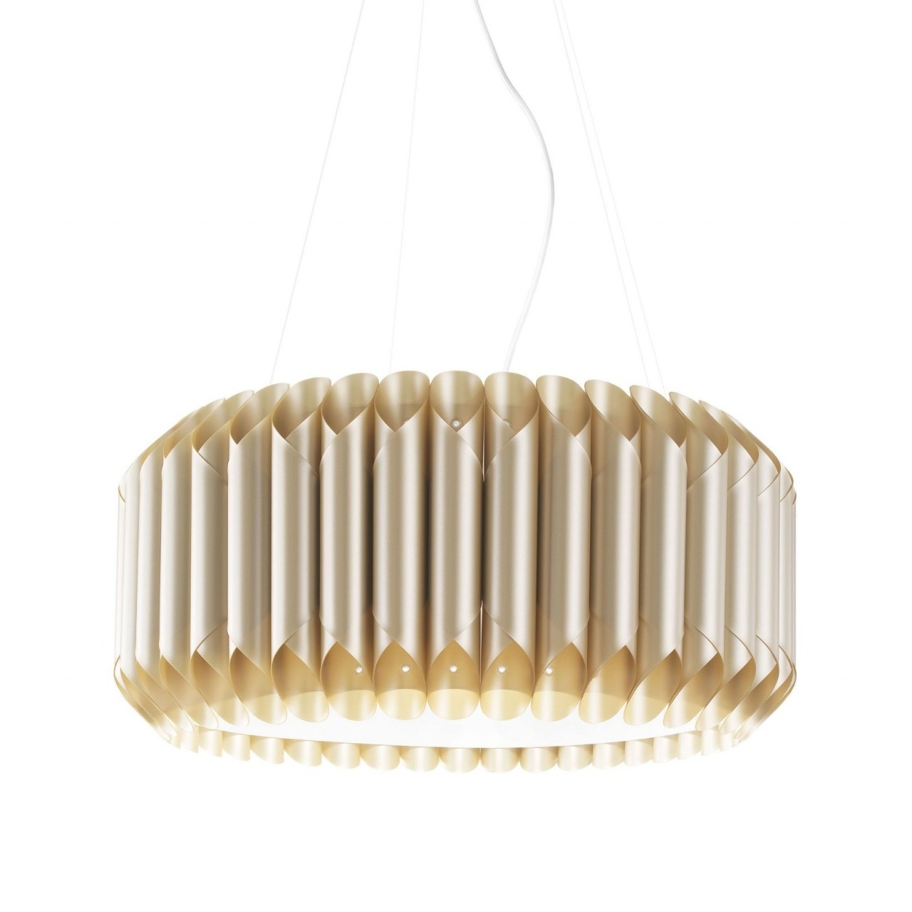 Sospensione 3 Luci New Gold in Metallo Cromato 60 x 31 h