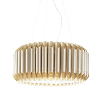 Sospensione 3 Luci New Gold in Metallo Cromato 60 x 31 h