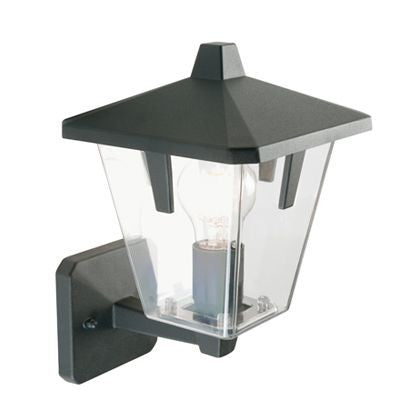 Applique In Alto E27 linea eureka nero